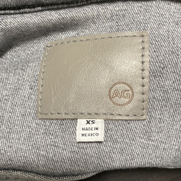 AG Adriano Goldschmied Robyn Jean Jacket Dark Gray Slim Pockets Sz XS NEW - Picture 11 of 13